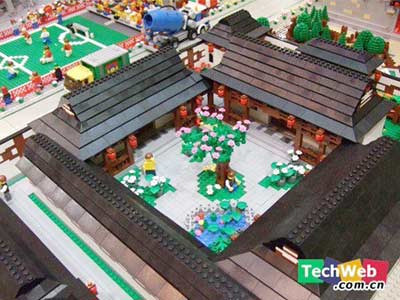 超強!積木搭建奧運場館