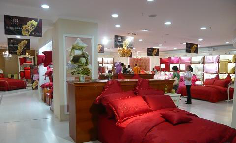 杉杉家紡疊石橋國(guó)際家紡城展廳