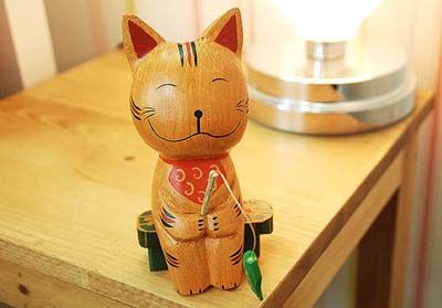 可愛彩繪貓貓擺件打造可愛家