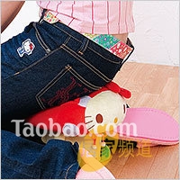 超可愛HelloKitty磨菇造型椅