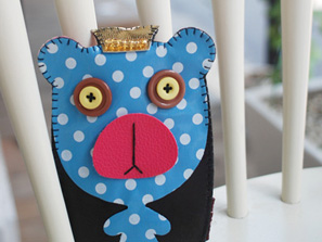 碎布DIY的搞怪有趣卡套