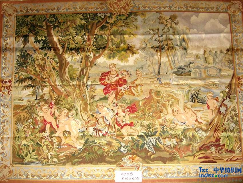 歐美風(fēng)格(歐式)掛毯 規(guī)格1x1--12x12 用途室內(nèi)裝飾 成份真絲 羊毛 型號GT-001