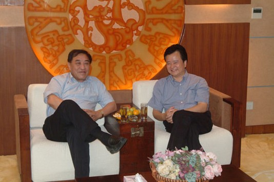 紡織協(xié)會副會長王天凱蒞臨堂皇集團指導