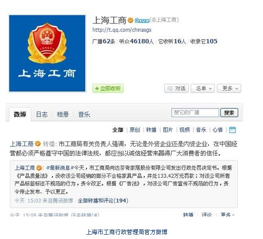 上海就達芬奇家居造假開出133萬元罰單