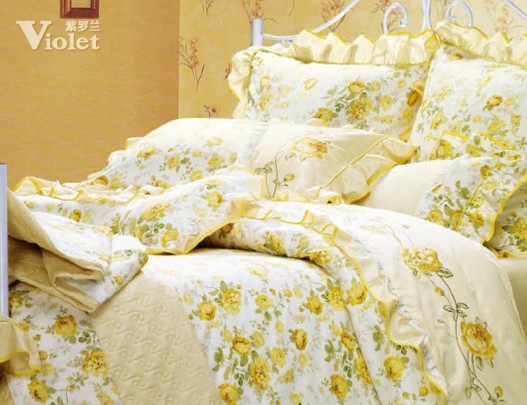 紫羅蘭床品:溫和從容歲月靜好