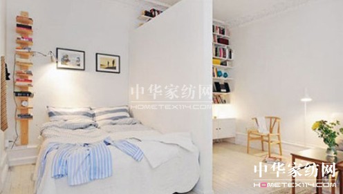 清爽白色家紡打造夏日雅致居室
