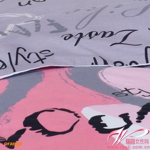 時(shí)尚桔子炫風(fēng)床單四件套