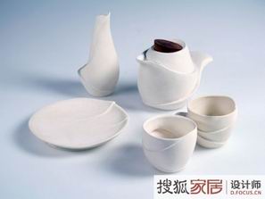 俏皮時尚的“Wavy”茶具設計