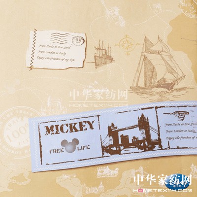 迪士尼家紡2012秋冬新品打造快樂時(shí)尚家