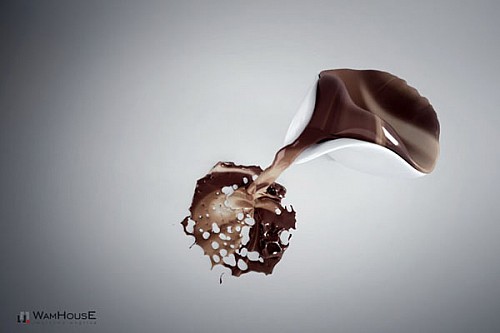 咖啡杯形態單人沙發設計