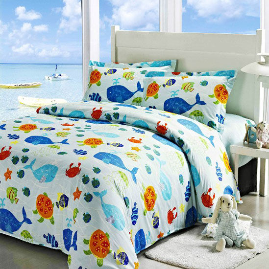 平價玩轉海洋風床品四件套力薦