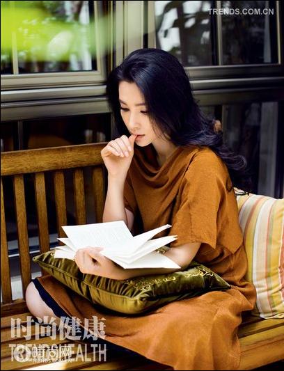 李冰冰登"時尚健康"公開宅女私生活