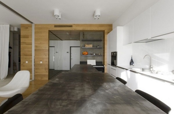 創意的全開放式小戶型