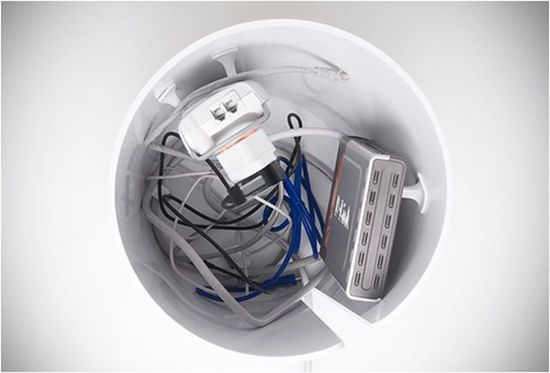 超級創意的集線垃圾桶