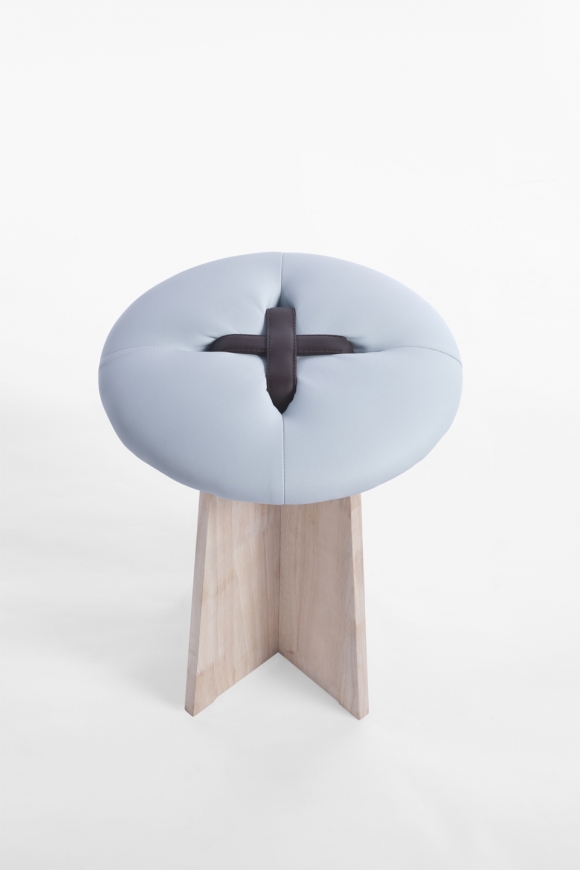 創意紐扣凳設計回味童年