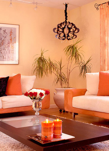軟裝扮“暖”節日客廳