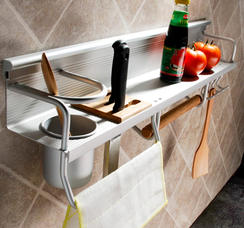 收納置物架安裝技巧 廚房收納案例