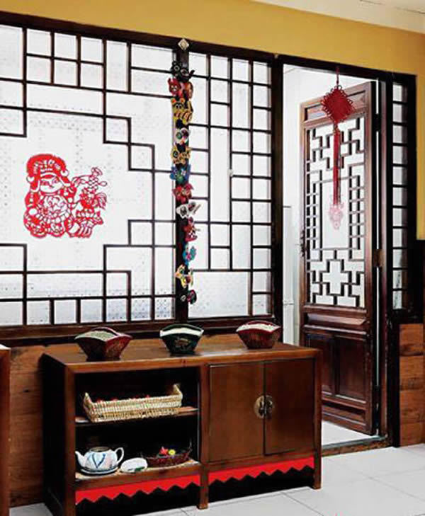 融入剪紙元素的各類家居陳設(3)