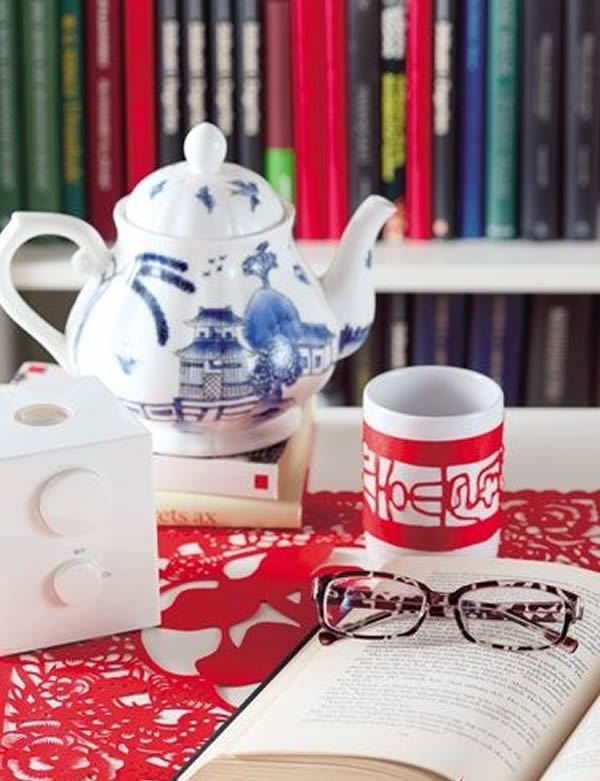 融入剪紙元素的各類家居陳設(4)