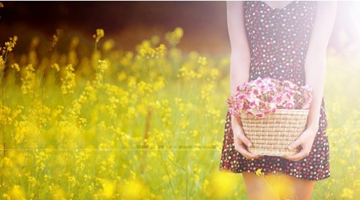 歐派家紡:與春相約,漫步花田