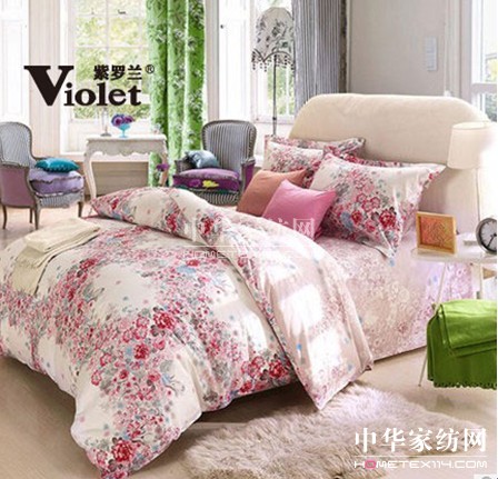 紫羅蘭家紡,把春色搬進家里