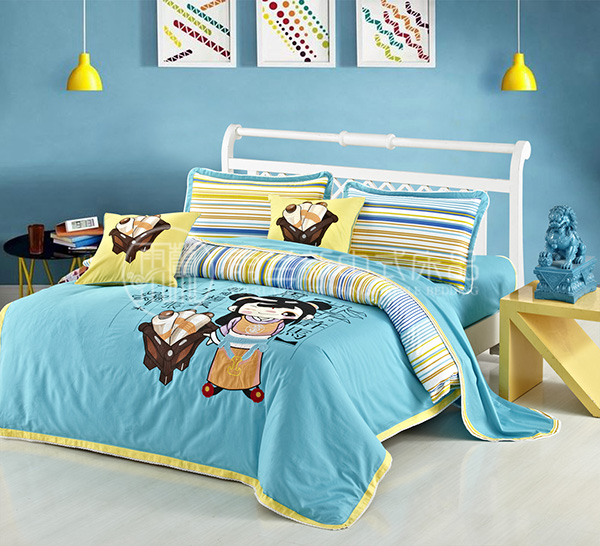 雨蘭國學系列床品開啟孩子啟蒙教育之門