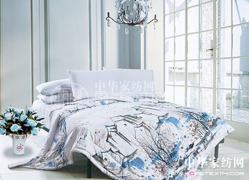 雨蘭家紡最新推出“水鄉(xiāng)木本”夏涼被