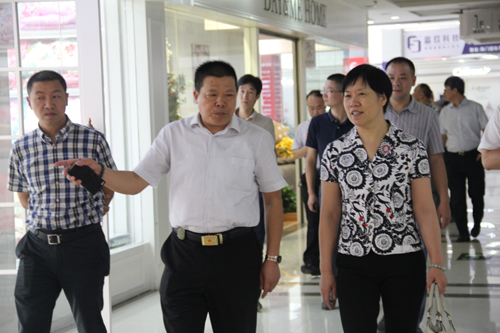 中國輕紡城集團考察疊石橋國際家紡城