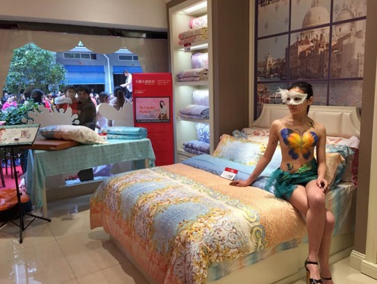 香港卡撒天嬌家紡湖南靖州店、江蘇溧陽(yáng)店同日開業(yè)、現(xiàn)場(chǎng)火爆