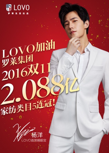 羅萊生活旗下LOVO蟬聯(lián)五連冠,突破2億銷售