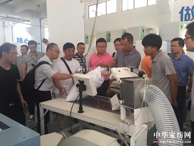40余位家紡企業代表參觀百聯,找尋家紡自動化整體解決方案